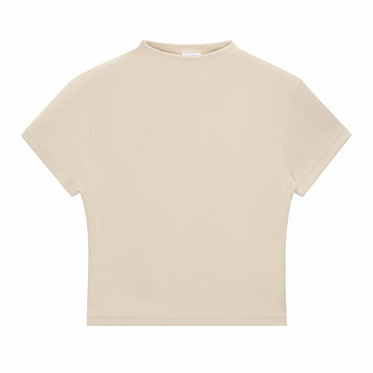 Minimal Textured Knit Fit T-Shirt