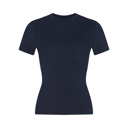 Structured Shoulder Slim Fit High-Stretch Short Sleeve