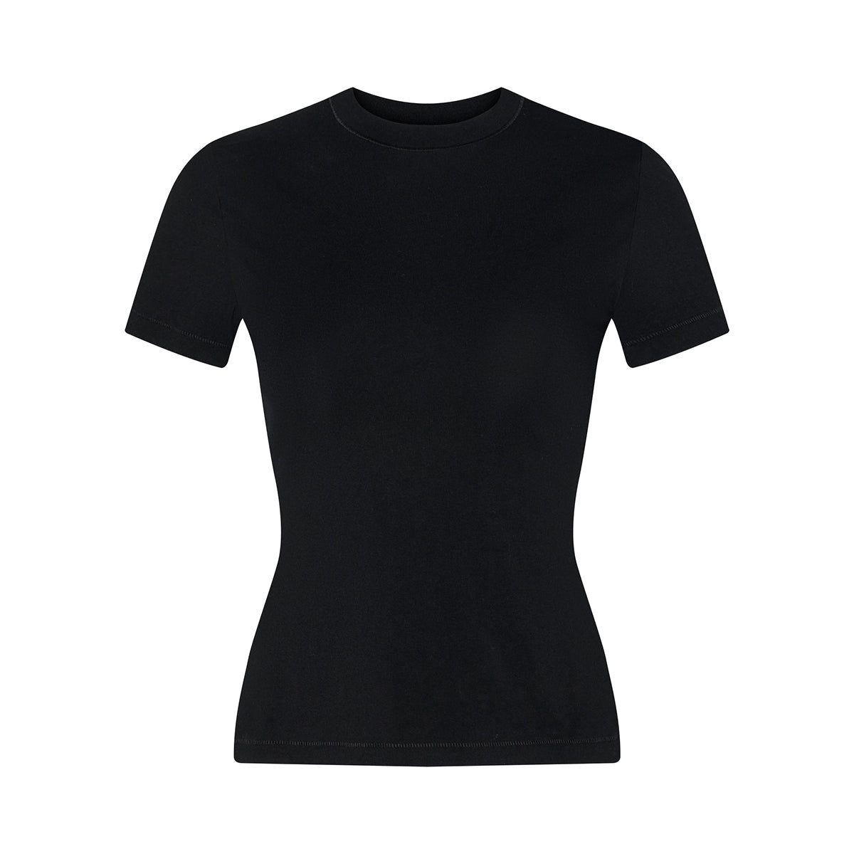 Structured Shoulder Slim Fit High-Stretch Short Sleeve