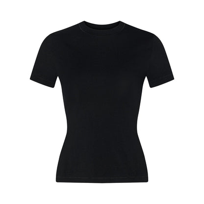 Structured Shoulder Slim Fit High-Stretch Short Sleeve