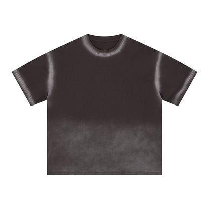 Bold Gradient Fade Oversized Design T-Shirt
