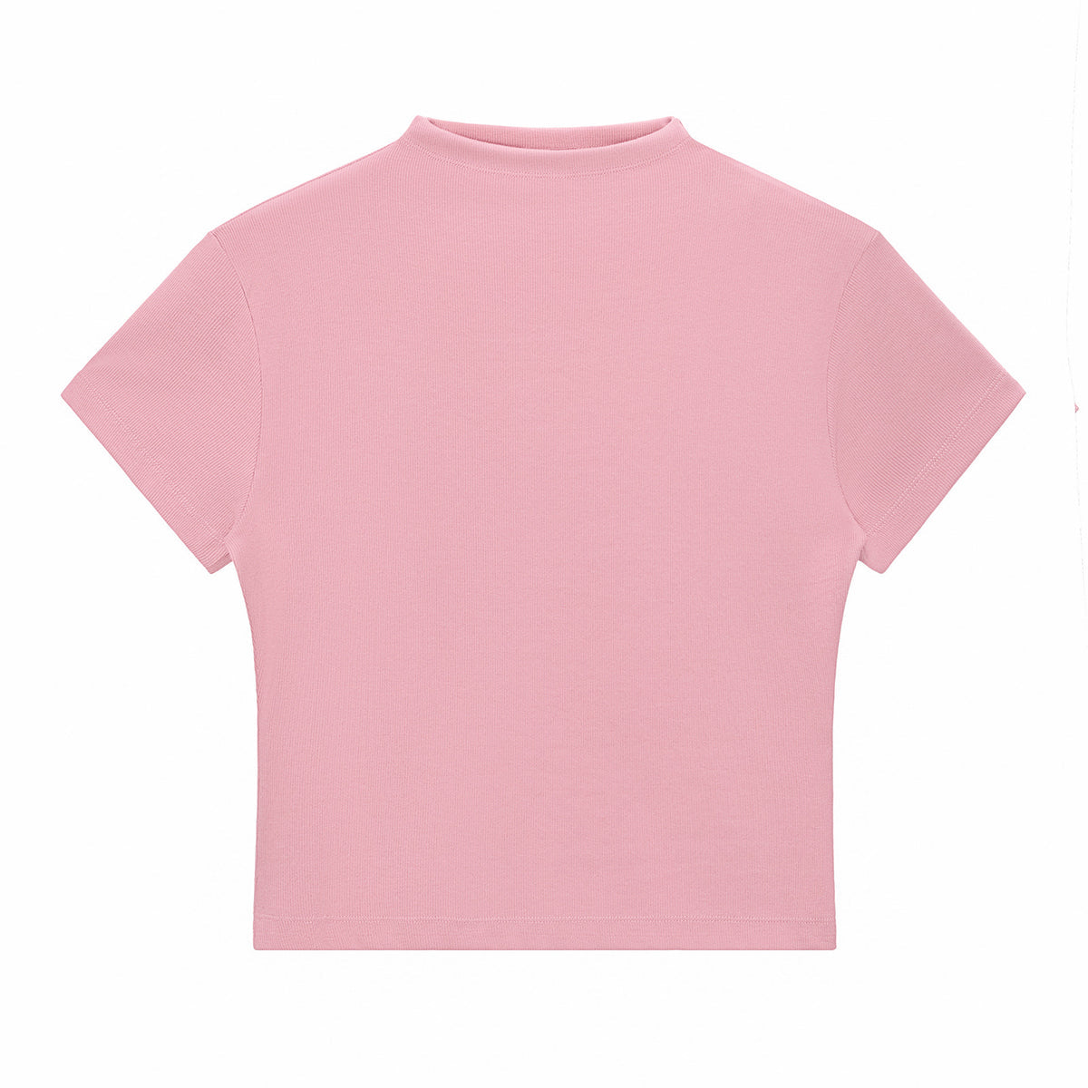 Minimal Textured Knit Fit T-Shirt