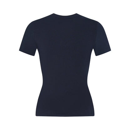 Structured Shoulder Slim Fit High-Stretch Short Sleeve
