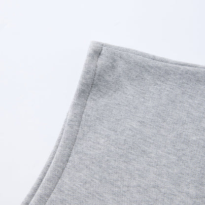 Sleeveless Boxy Fit Crewneck Sweatshirt Vest