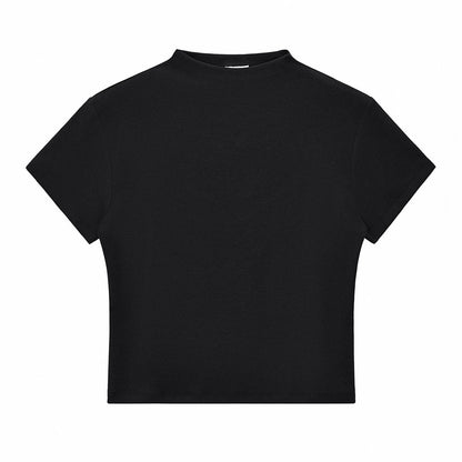 Minimal Textured Knit Fit T-Shirt