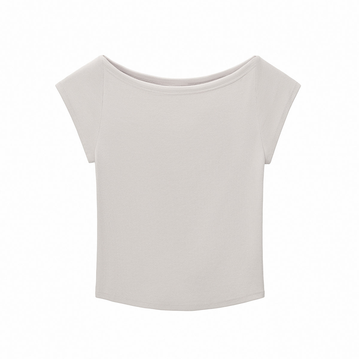 Solid Slim Fit Cropped Hot Girl Tee