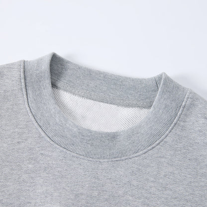 Sleeveless Boxy Fit Crewneck Sweatshirt Vest