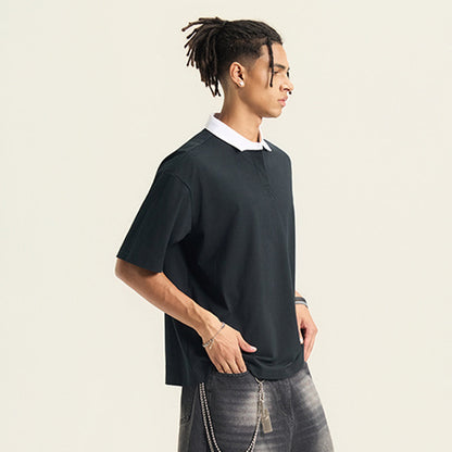 Minimalist Everyday Soft Knit Casual Tee