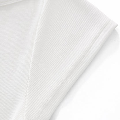 Solid Slim Fit Cropped Hot Girl Tee