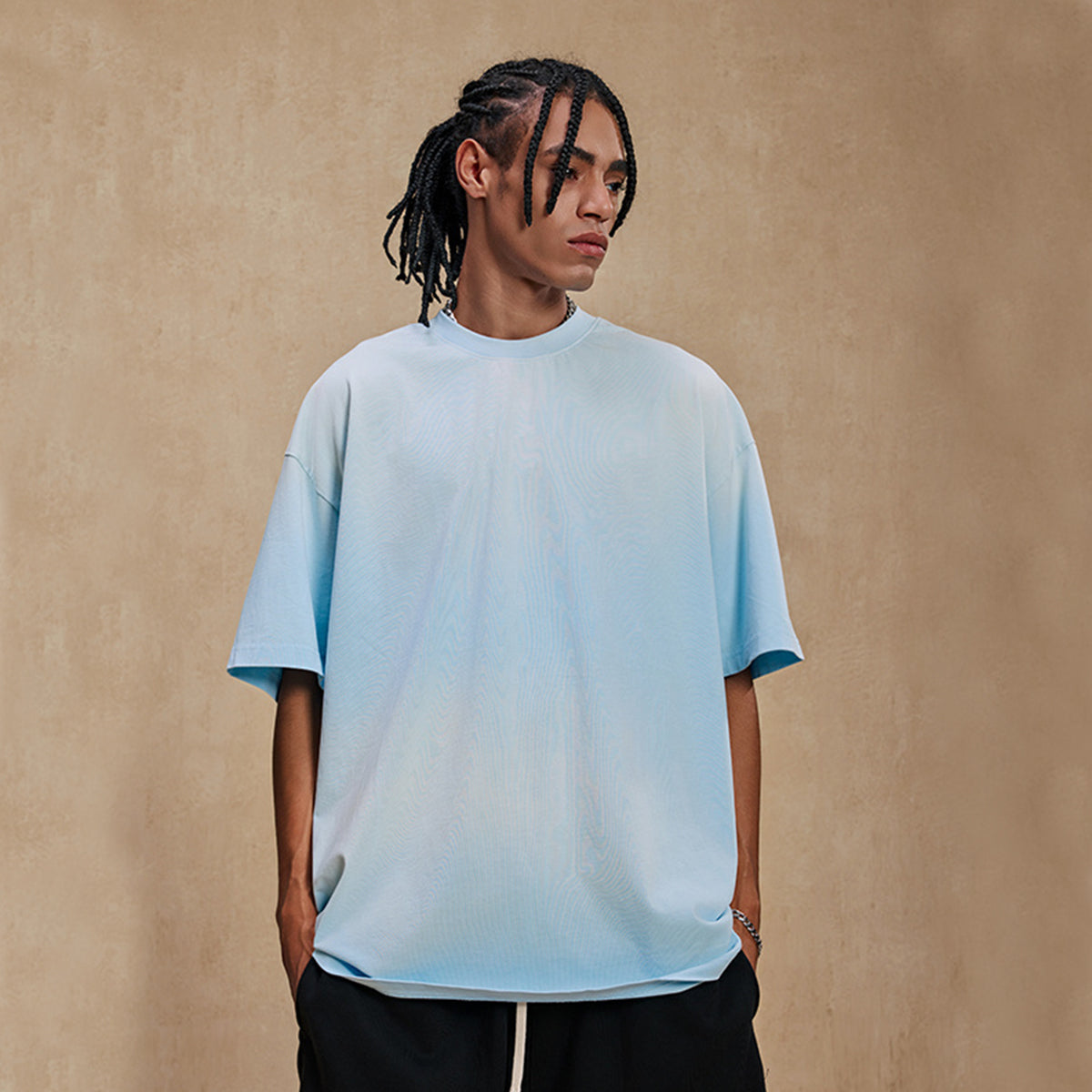 Distressed Premium Relaxed Fit Oversized T-Shirt 255gsm