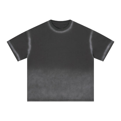 Bold Gradient Fade Oversized Design T-Shirt