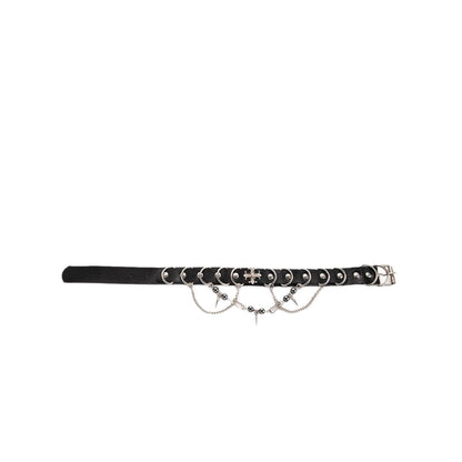 Gothic O-Ring Choker Necklace