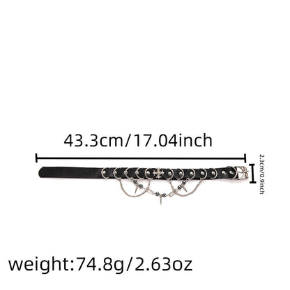 Gothic O-Ring Choker Necklace