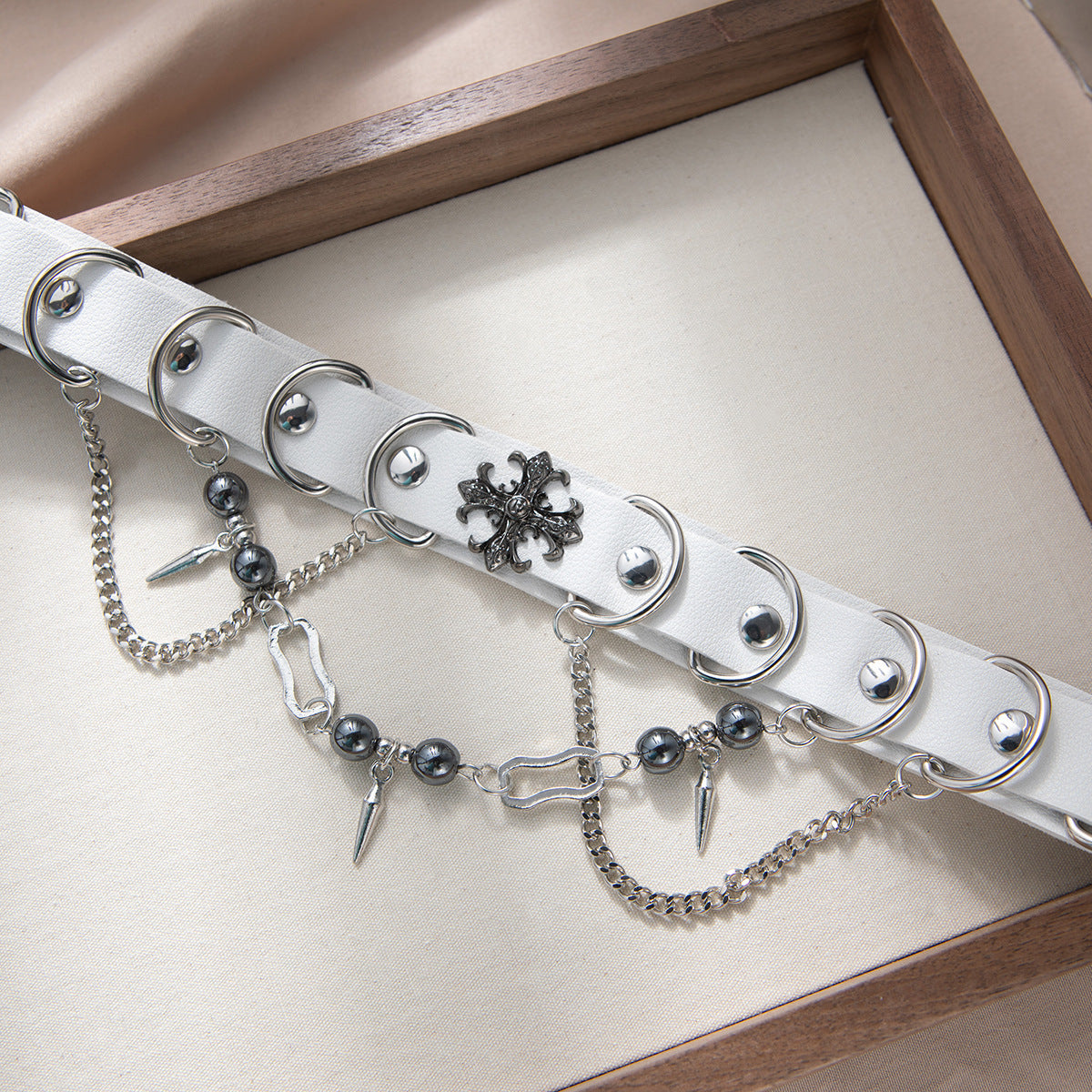 Gothic O-Ring Choker Necklace