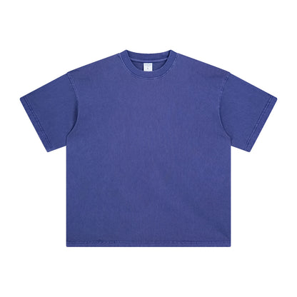 Raw street energy tee in relaxed fit with distressed edges