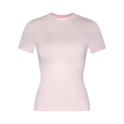 Structured Shoulder Slim Fit High-Stretch Short Sleeve