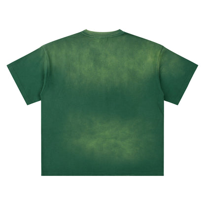 Distressed Premium Relaxed Fit Oversized T-Shirt 255gsm