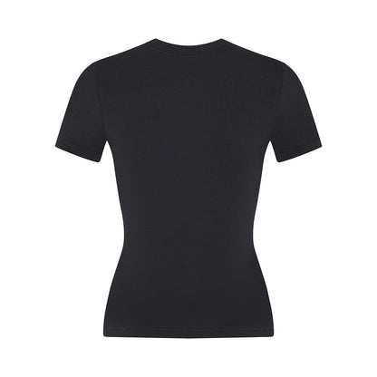 Structured Shoulder Slim Fit High-Stretch Short Sleeve
