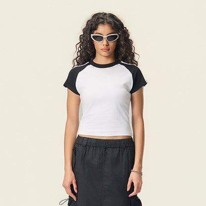 Women’s Color Block Raglan Tee
