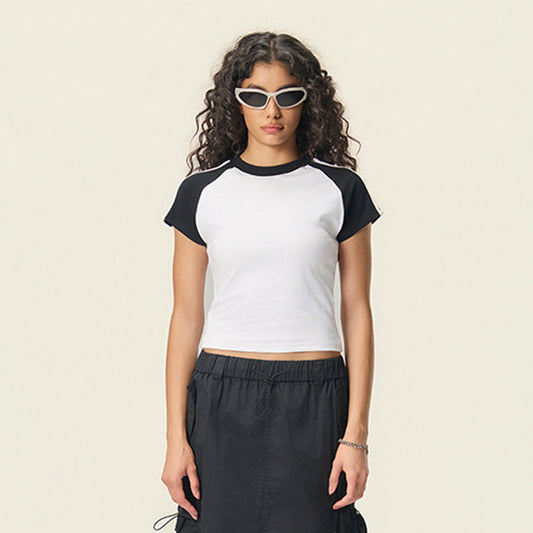 Women’s Color Block Raglan Tee
