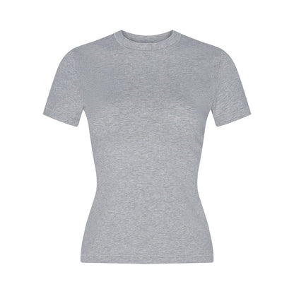 Structured Shoulder Slim Fit High-Stretch Short Sleeve