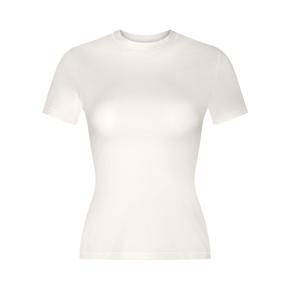 Structured Shoulder Slim Fit High-Stretch Short Sleeve