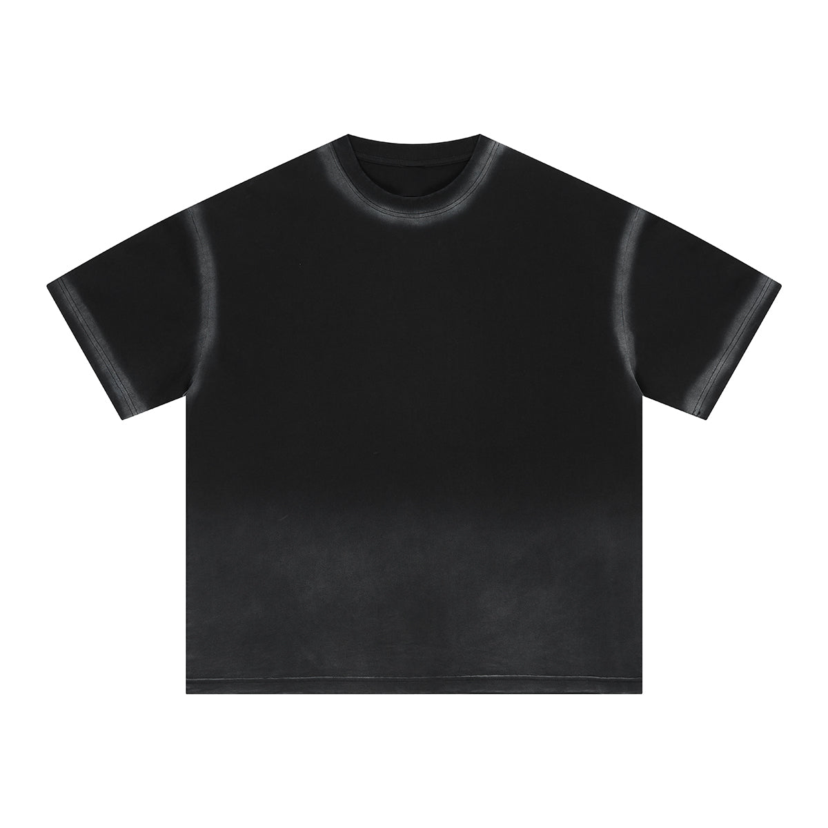 Bold Gradient Fade Oversized Design T-Shirt