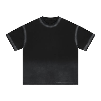 Bold Gradient Fade Oversized Design T-Shirt