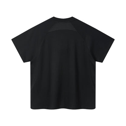 Color Block Oversized Sporty Raglan T-Shirt