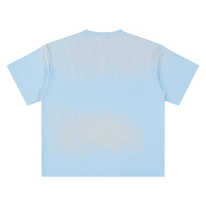 Distressed Premium Relaxed Fit Oversized T-Shirt 255gsm