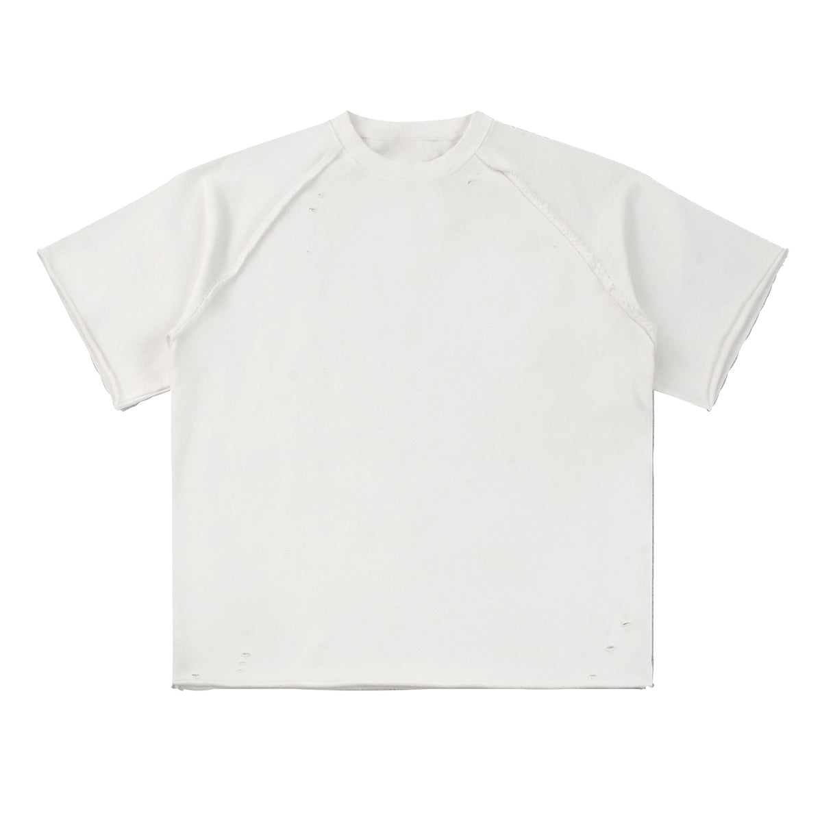 Heavy Washed Wax-Dyed High Street Raglan Tee 350gsm