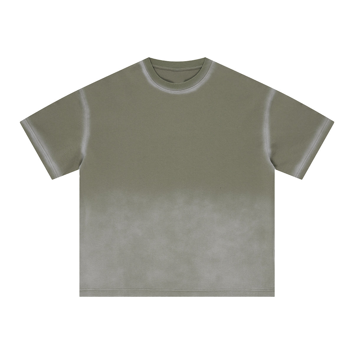 Bold Gradient Fade Oversized Design T-Shirt
