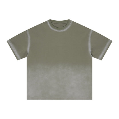 Bold Gradient Fade Oversized Design T-Shirt