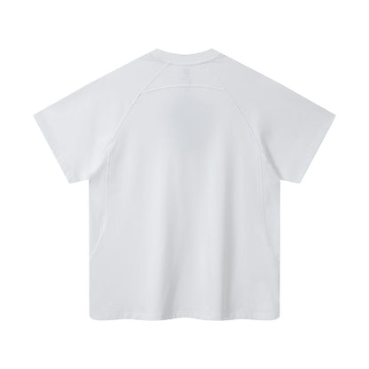 Color Block Oversized Sporty Raglan T-Shirt