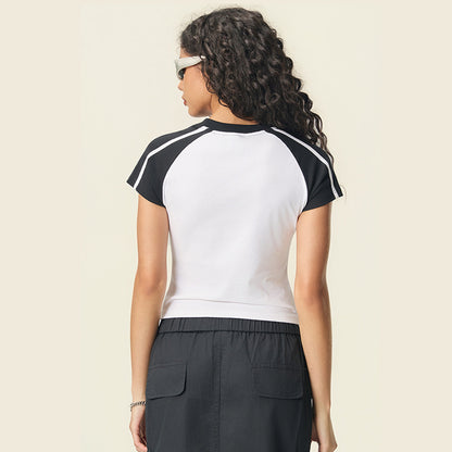 Women’s Color Block Raglan Tee