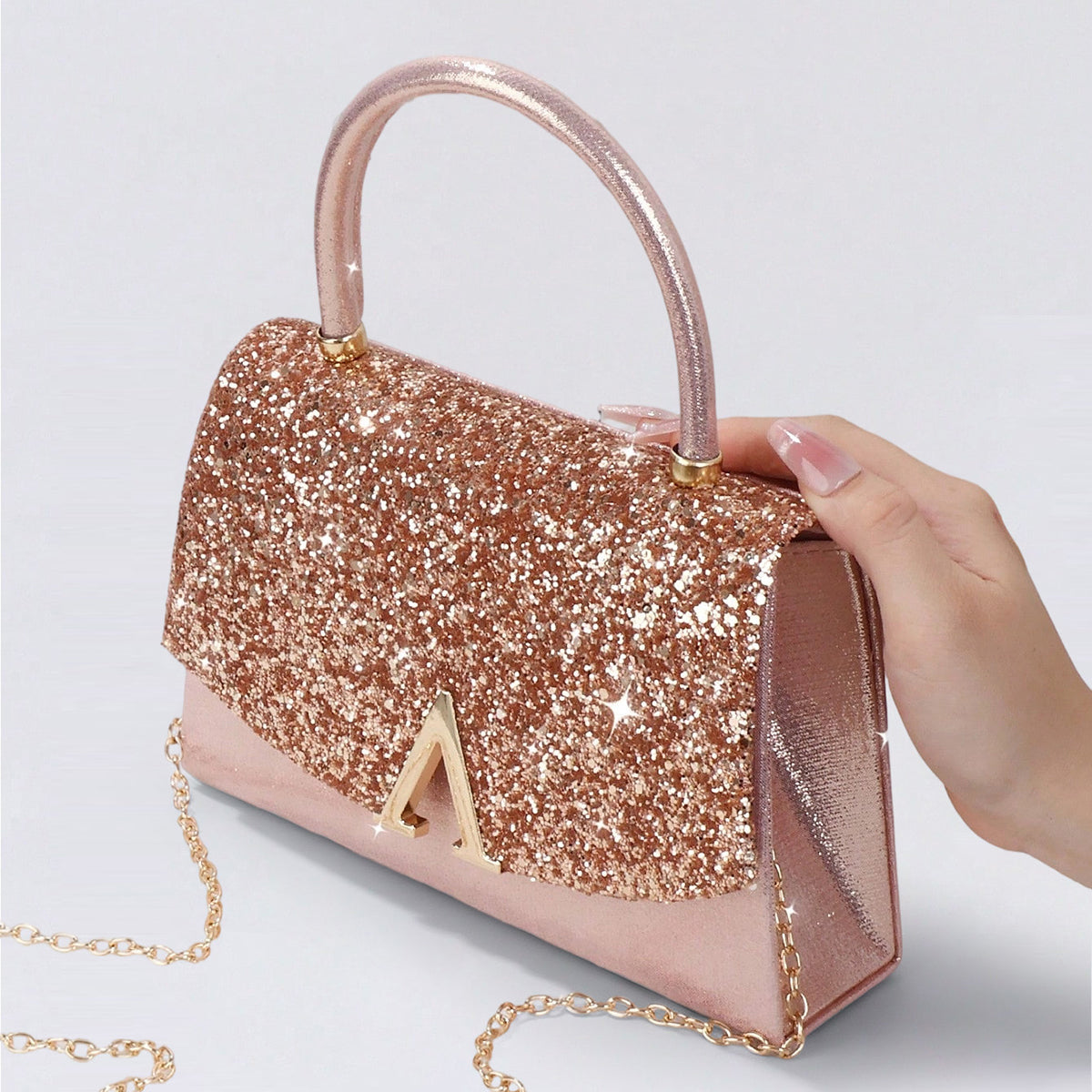 Designer style formal occasion clutch