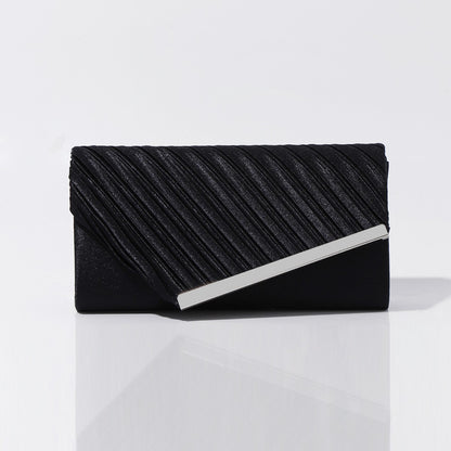 Elegant envelope clutch purse with chain strap