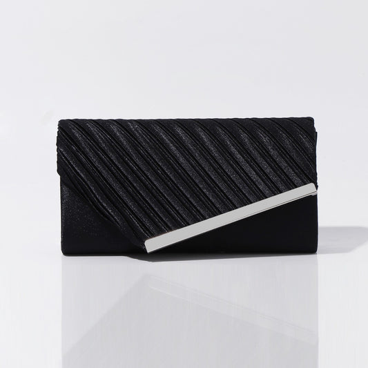 Elegant envelope clutch purse with chain strap