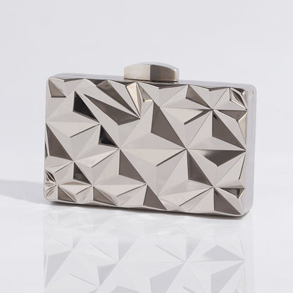Metallic evening handbag for weddings