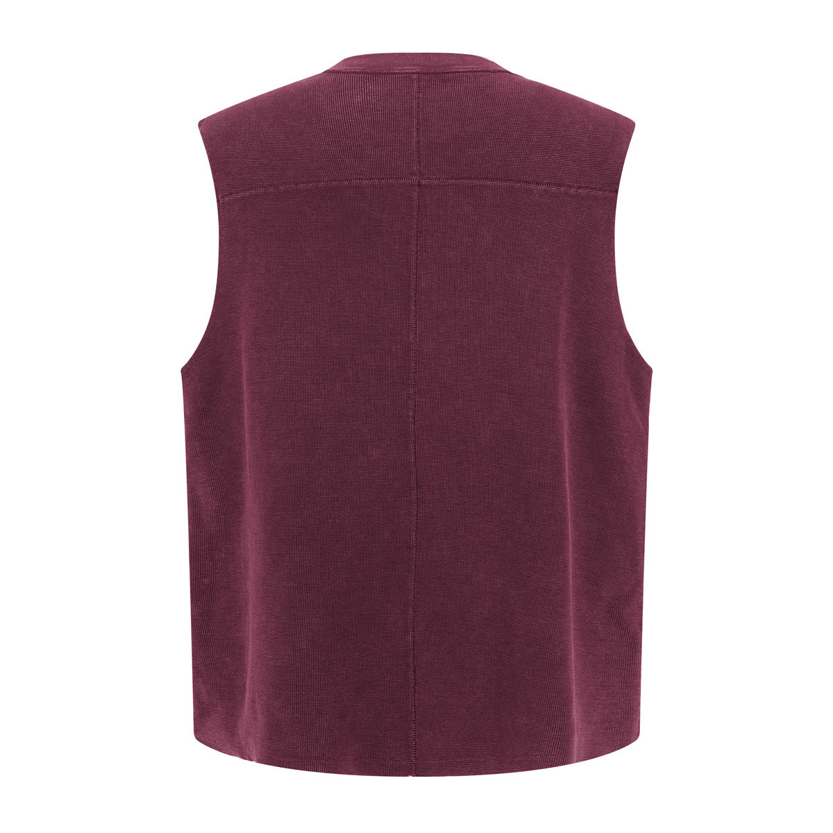 Heavyweight Vintage Washed Knitted Sleeveless Tee 325gsm