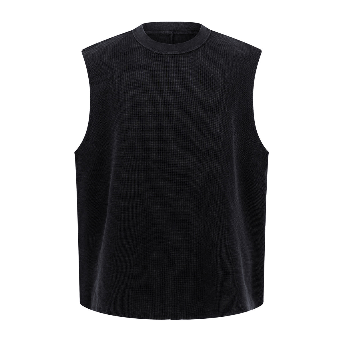 Heavyweight Vintage Washed Knitted Sleeveless Tee 325gsm