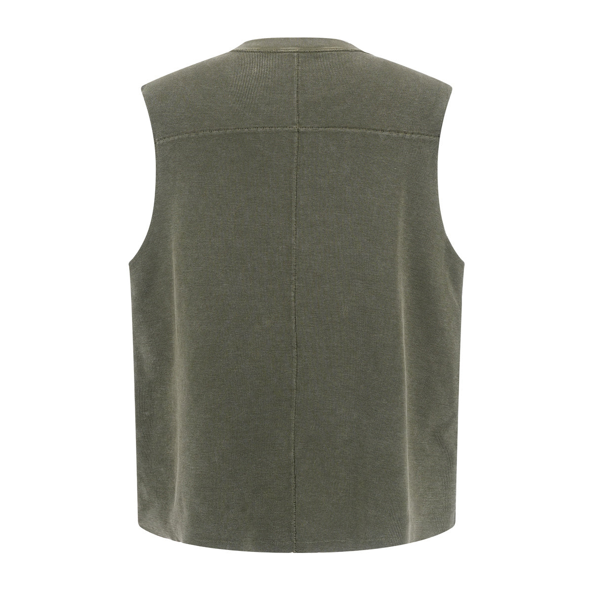 Heavyweight Vintage Washed Knitted Sleeveless Tee 325gsm
