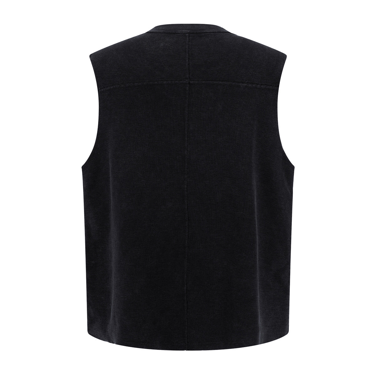 Heavyweight Vintage Washed Knitted Sleeveless Tee 325gsm