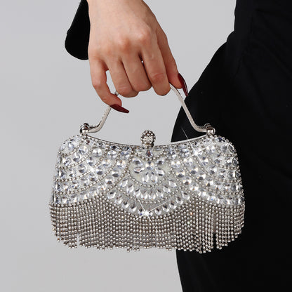Crystal evening bag for weddings and parties