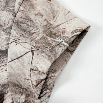 Regular Fit Branch Camouflage Crop Tee