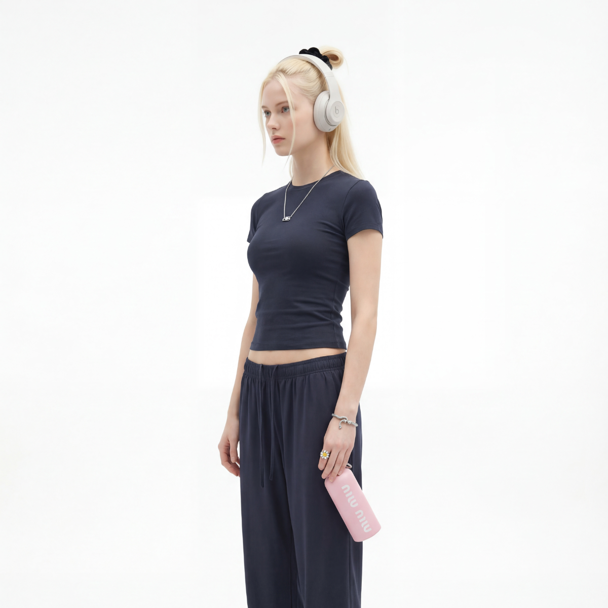 Structured Shoulder Slim Fit High-Stretch Short Sleeve